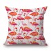 18&apos;&apos; New Style Flamingo  Cotton Linen Pillow Case Sofa Cushion Cover Home Decor   162723764995